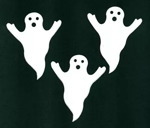 More details for ghost sm 7.5x6cm die cut card making halloween spooky haunted spook ghoul scary