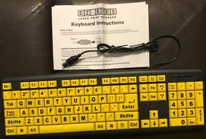 Teclado USB de impresión grande EZ Eyes - Imagen 1 de 3