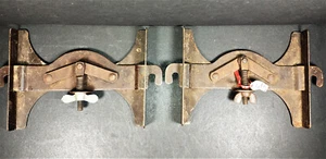 Very Old (1929) Seng Retail Headboard Footboard Display Brackets American Made! - Picture 1 of 9