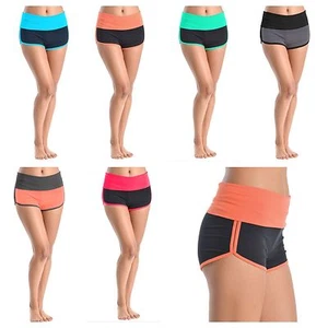 Mujeres Pantalones Cortos Cortos Gimnasio Yoga Fitness Entrenamiento Algodón Músculo Deportes Pantalones Cortos - Imagen 1 de 7