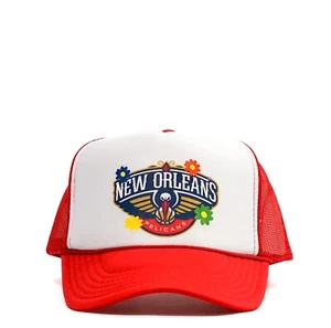 New Orleans Pelicans Flower Trucker von Bside Studio rot/weiß 2024 - Bild 1 von 3