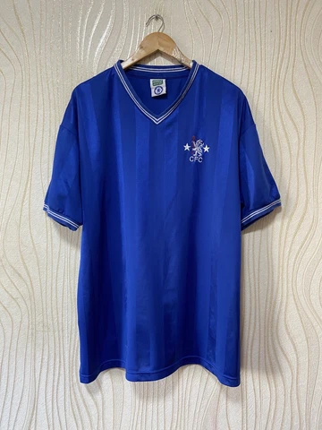 CHELSEA LONDON 80s HOME FOOTBALL SHIRT SOCCER JERSEY SCORE DRAW REPLICA sz XXL Cover