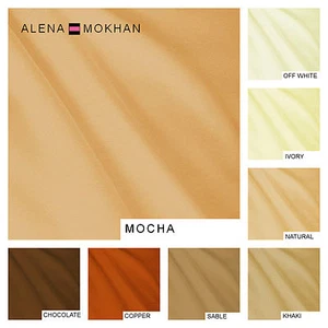 GLÄNZENDES NYLON SPANDEX MILLISKIN 4-WEGE-STRETCH-STOFF 60 ZOLL BTY TANZ GYMNASTIK BEIGE - Bild 1 von 14