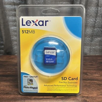 Lexar 512MB SD Card SD512-231 - Image 1 of 2