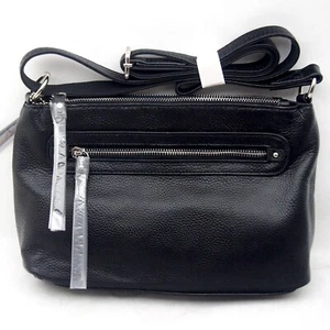 NUEVO Cartera de Transporte Oculta, Cuero Genuino, 4 Compartimentos, 8 X 11 Pulgadas, NEGRA - Imagen 1 de 12