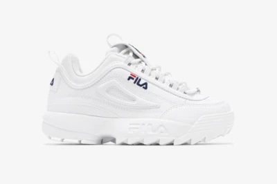 Big Kid's Fila Disruptor 2 Blanco/Chaquetón/Rojo FW02945 111 Foto 1 de 4