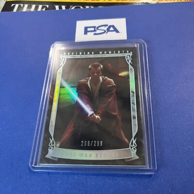 2015 Star Wars Masterwork Rainbow Foil Defining Moments Obi-Wan 269/299 BONUS - Image 1 of 2