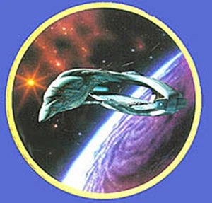 Placa de cerámica Star Trek Voyagers serie Romulan Warbird 1994 certificado de autenticidad en caja - Imagen 1 de 1