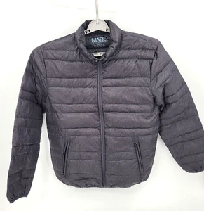 Cam Newton MADE schwarze gefütterte Gänsedaunenjacke mit durchgehendem Reißverschluss für Herren Größe Large - Bild 1 von 3