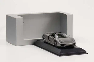 1:43 Minichamps Porsche 918 Spyder Gris Metalizado WAP Dealer - Imagen 1 de 4