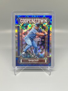 2023 Donruss Baseball George Brett Cooperstown Insert #CT15 /249 Blue