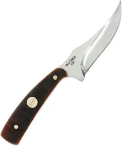 SCHRADE - Sharpfinger #152OTG - USA MADE - Bone Handles - Stainless Steel Blade - Picture 1 of 3