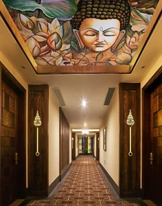 3D Rosa Buddha Lotus 167 Wandbilder Wandbild Aufkleber Deko AJ Zoe - Bild 1 von 5