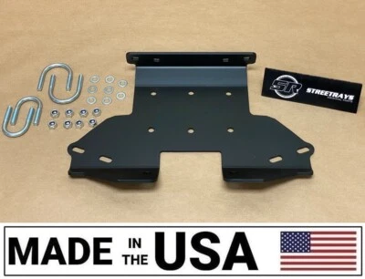 [SR] Placa de montaje de cabrestante para Kawasaki Brute Force 650 750 4x4 dirección asistida eléctrica 2005-2024 ATV Foto 1 de 4