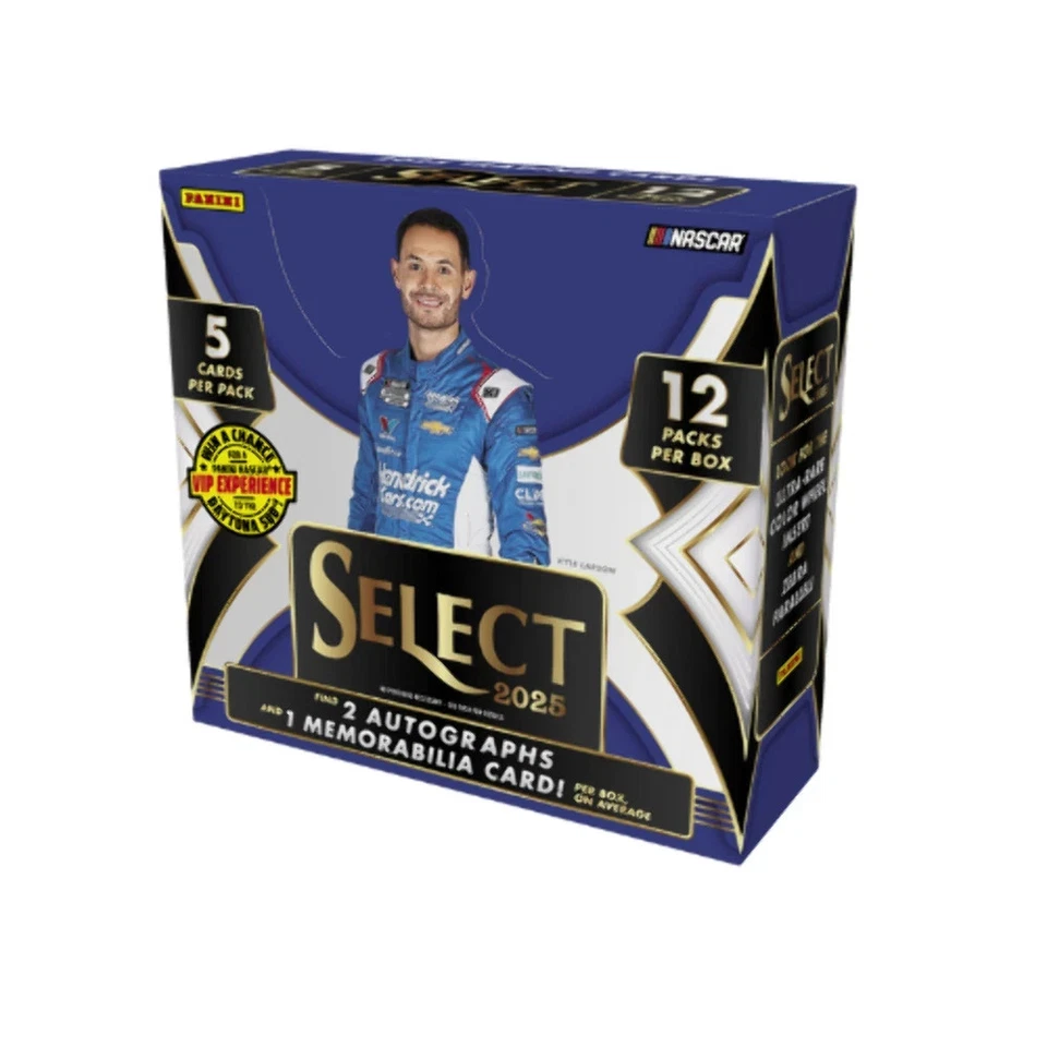 Caja de pasatiempos de carreras Panini Select Nascar 2025 Foto 1 de 1