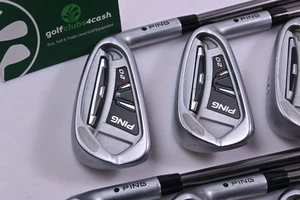 Ping i20 Irons / 4-PW+SW / Black Dot / Regular Flex Ping TFC 169 Shafts - Picture 1 of 7