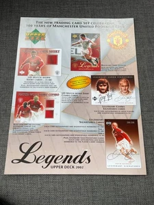 Manchester United - Legends 2002 - Original A4 Flyer / Sell Sheet /Poster - Picture 1 of 2