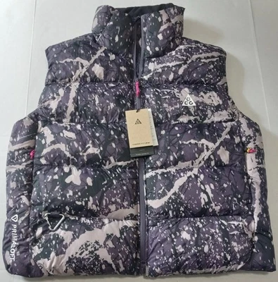 Nuevo Nike ACG Lunar Lake Therma FIT ADV Chaleco Negro Púrpura FV7331-573 Mujer’s L Foto 1 de 4