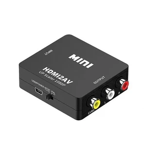 HDMI zu Cinch AV Konverter Adapter HDMI-kompatibel zu CVBS Video Audio Scaler - Bild 1 von 4