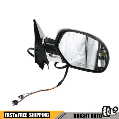 Espejo retrovisor lateral derecho eléctrico plegable térmico para Cadillac Escalade 2007-2014 Foto 1 de 4