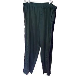 Pantalones deportivos de poliéster grandes verdes y negros talla king para hombre 2XL cintura elástica - Imagen 1 de 7