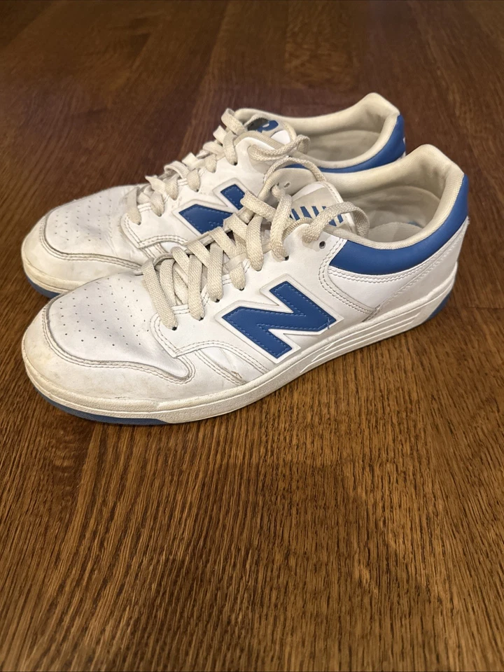 New Balance 480 White/Baby Blue Men’s Sneakers Shoes Size 11 - Image 1 of 4