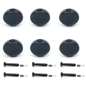 6PCS Metal Small Oval Guitar Tuning Peg Buttons,Tuning Key Button Heads Tuner... - Picture 1 of 6