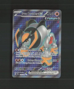 Iron Boulder ex 192/162 Temporal Forces Full Art Ultra Rare Holo Pokemon Karte NM - Bild 1 von 10
