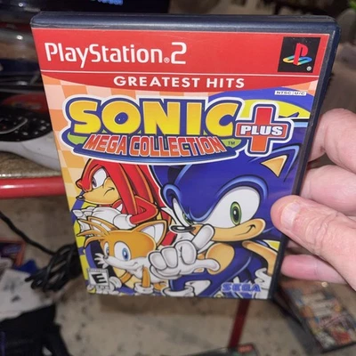 Sonic Mega Collection Plus (PlayStation 2 PS2) Sin Manual Probado Envío Gratis Foto 1 de 4