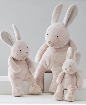 🐰 (3) NUEVO CON ETIQUETAS CERÁMICA GRANERO BEBÉ/NIÑOS CONEJITOS DE PELUCHE DE PASCUA Foto 1 de 2