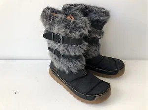 womens rare the art company Black Suede Fur boots uk7 eu40 - Picture 1 of 12