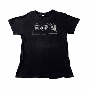 Vintage 70s The Beatles 10th Anniversary T-shirt Tee Size L Black Beatles Band - Picture 1 of 23
