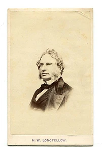 HENRY WADSWORTH LONGFELLOW. CDV, N.Y. - Picture 1 of 1