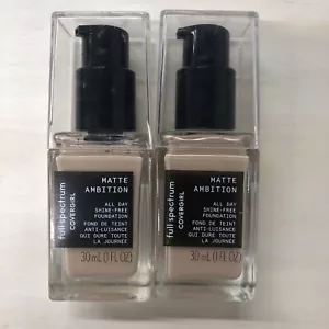 Covergirl Full Spectrum Matte Ambition Foundation, FS100 Light Cool, 2 Pack - Picture 1 of 2