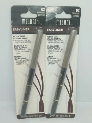 Milani Easyliner for Eyes Retractable Pencil #02 Espresso. Lot of 2  - Image 1 of 4