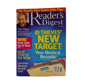 Readers Digest November 2006 Tim Allen The Deadly New Game Kids Play - Picture 1 of 14