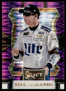 2017 Select Prizms Purple Pulsar #7 Brad Keselowski