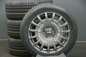 VW Bus T5 T6 .1 Satz Kompletträder Alufelgen OZ Rally grau Hankook Sommerreifen - Bild 1 von 2