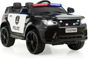 Ride on Police Car, 12V Electric Cop Car for Kids, Siren Flashing Light, Horn, M - Picture 1 of 12