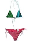 OSEREE Lumiere Bikini Set Two Tone Triangle Sting Swimwear M NEW RRP 200