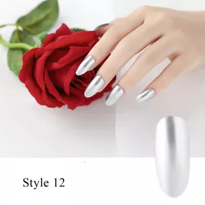 Metallic-Farben-Nagellack Schnell Trocknend Spiegeleffekt Gold-Silber- A - Bild 1 von 36
