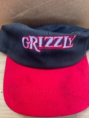 Gorra "GRIZZLY Snuff" K-Products Vintage Snapback Negra y Roja Estilo Béisbol Foto 1 de 4