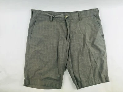 Pantalones Cortos Chinos Method Para Hombre Talla 38 Marrón Verdoso A Cuadros Exterior RN63925 Foto 1 de 4