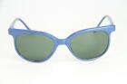 Vuarnet 002D Small Blue Gitan Sunglasses PX3000 Gray Lens