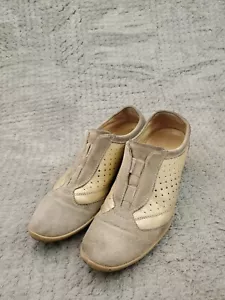 Stonefly Zapatillas de Cuña para Mujer Talla 37 EU 6.5 EE. UU. Tostado Gamuza Zapatos sin Cordones - Imagen 1 de 11
