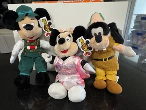 1990’s Disney Plush Lot - Mickey, Minnie And Goofy - Picture 1 of 14