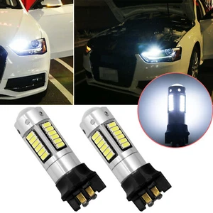 Luz intermitente delantera PY24W 5200s blanca sin error para Audi BMW Mercedes 30-LED - Imagen 1 de 11