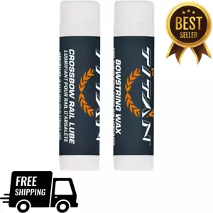 Crossbow Bow String Wax for Synthetic Bowstrings, Rail Lube Combo, Reduces Noise - Picture 1 of 9