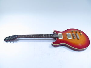 Hamer Sunburst Flametop Cherry Sunburst Electric Guitar 7192