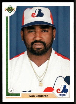 1991 Upper Deck #786b Ivan Calderon - Image 1 of 2